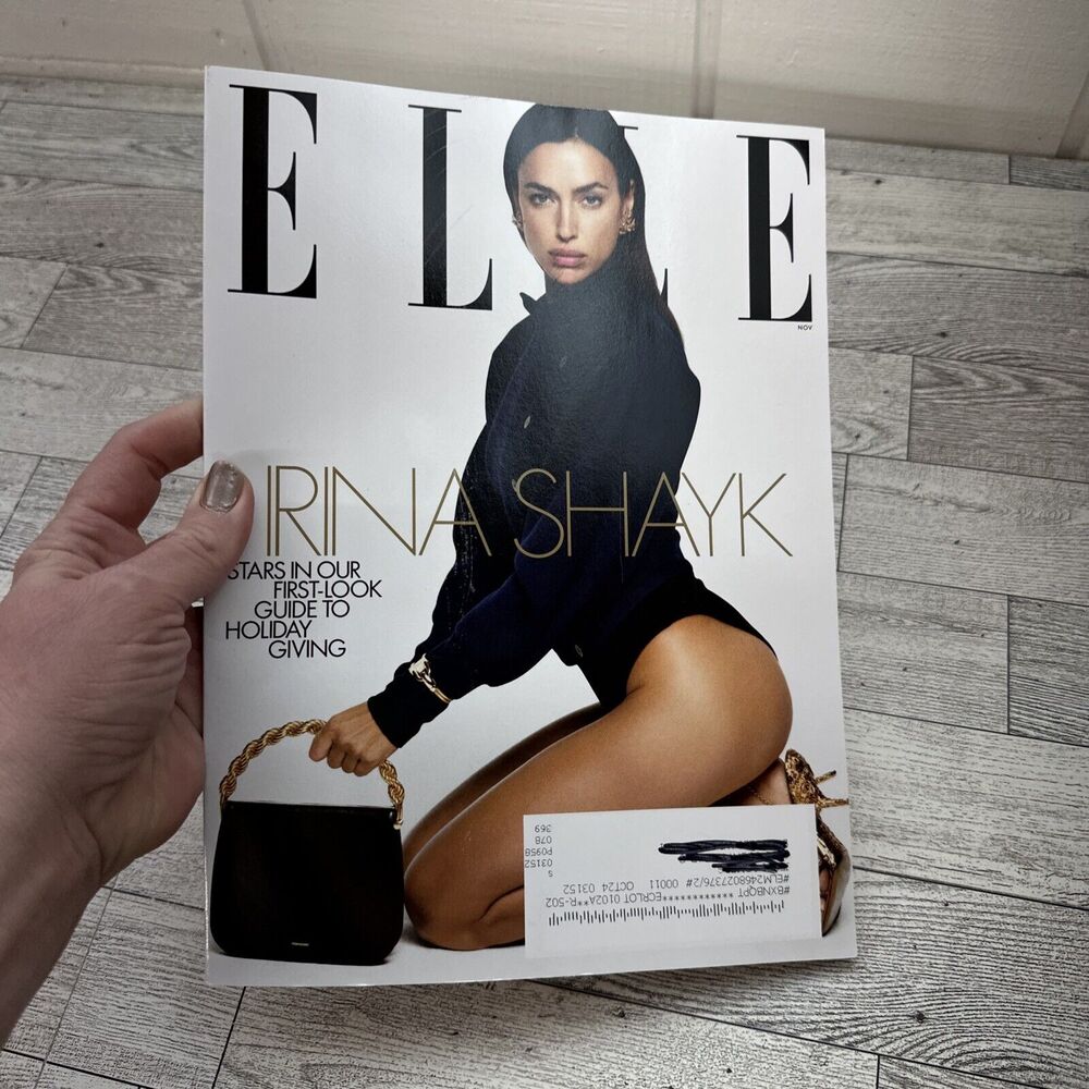 Elle Magazine November 2023 "Irina‎ Shayk" Issue - New Unread